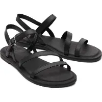 Toms Sandalen met riem 'KIRA' zwart