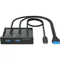 Graugear G-MP01 USB-HUB Multi Front Panel, USB 3.2 Gen2 Type-C retail