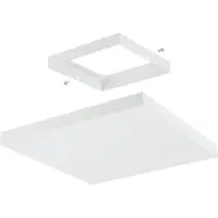 Eglo Slimme plafondlamp Connect Turcona-Z, dimbaar, wit / opaal, Woon-/ Eetkamer, Kunststof, Slimme plafondlamp