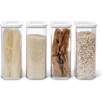 Mepal Modula set bewaardozen 4x 2000 ml - wit
