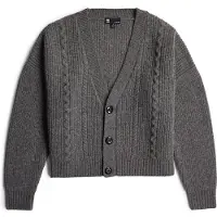 G-Star Gebreid vest grijs