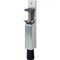 Kws deurvastzetter 1082.02 aluminium zilvergrijs gelakt hefhoogte 50mm deurmontage - 108202