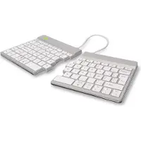 R-Go Tools R-Go Split - Ergonomisch toetsenbord -Bluetooth - Met Break software - BE azerty layout - Wit