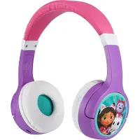 OTL TECHNOLOGIES Gabby's Poppenhuis - draadloze kinderkoptelefoon - met volumebegrenzing - lange speeltijd - met extra audiokabel - bluetooth