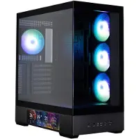 Zalman Behuizing zonder voeding - P40 DS - Midi-toren - ATX-formaat - Zwart