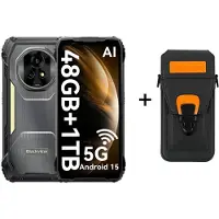 Blackview PV1000 Max Beamer - 18000 Lumens-1080P FHD-4K Decodering-Dolby Audio-VIDAA OS-360° Gimbal- Netflix YouTube Disney+- Thuiscinema Buiten-Spelmodus-TOF Autofocus+AirBuds 300- Wit