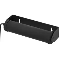 Eth Rondo Wandlamp 1x E14 mat zwart ex.lichtbron