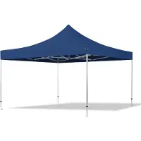 TOOLPORT 4x4 m Easy up partytent, PROFESSIONAL alu 40mm, blauw
