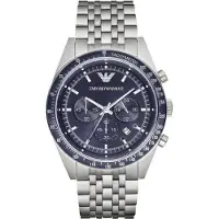 Emporio Armani AR6072 Chronograaf Blauw Wijzerplaat Herenhorloge