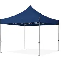 TOOLPORT 3x3 m Easy up partytent, PROFESSIONAL alu 40mm, blauw