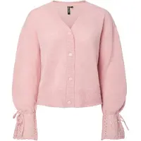 Pieces Gebreid vest 'PCSmilla' rosa