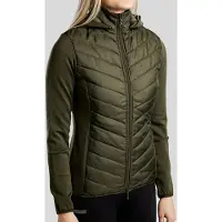 Montar MOELIZA HYBRID JACKET GUN METAL CRYSTALS Donkergroen