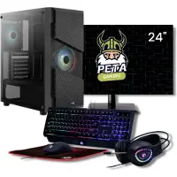 Peta AMD Ryzen 7 5700G Gaming Set- 32GB RAM - 1.0GB M.2 SSD - Nvidia GeForce RTX 5050 8GB - WiFi - Windows 11 Pro (GamePC + 24" FullHD monitor + toetsenbord + muis)