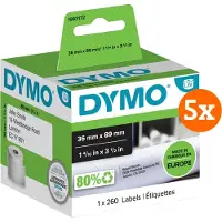 Dymo LabelWriter Adres Etiket 36x89mm 5-pack