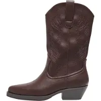 ONLY Cowboylaarzen 'ONLBRONCO-8' chocoladebruin