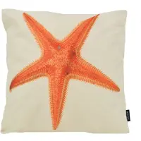 NOVÉE Sea star / zeester | 45 x 45 cm | kussenhoes | katoen/linnen