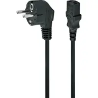 Cablexpert C13 (recht) - CEE 7/7 (haaks) stroomkabel | 3x 1,00mm | zwart | 5 meter