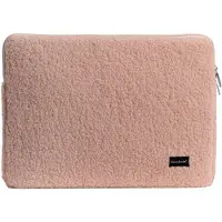 Bombata Teddy Laptop Sleeve - Laptop Hoes geschikt voor 13 / 13.3 / 14 inch Laptops - Roze