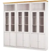 Notio Living Anita- Boekenkast in klassiek landhuisdesign van grenenhoutL WH