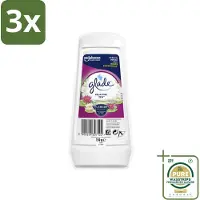 Glade 3 x – Luchtverfrisser Gel – Relaxing Zen – 150 g - Grootverpakking - Luchtverfrisser Gel - Ontspannende Geur - Langdurige Frisheid - Geur Neutraliseren - Essentiële Oliën