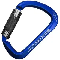 Kong Italy X-large Alu Karabijnhaak Blauw