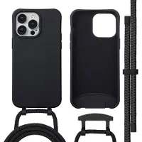 IMoshion Color Backcover met afneembaar koord met MagSafe voor de Apple iPhone 14 Pro Max - Zwart