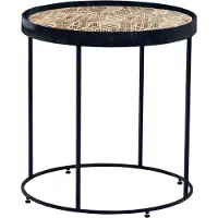 Notio Living Cheveron-Dienblad - 46 cm - Bruin