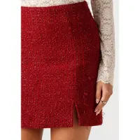 Ydence Dames Rokken Skirt Femke - Rood - Maat M