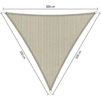 Shadow Comfort driehoek 3x3x3m Sahara Sand