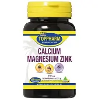 Toppharm Calcium Magnesium Zink 50 tabletten