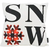 Gek op kussens! Snow xmas | 45 x 45 cm | kussenhoes | katoen/polyester