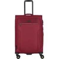 D & n lederwaren Trolley 'Travel Line 9704' rood