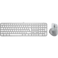 Logitech MX Master 4 Lichtgrijs + MX Keys S Grijs Qwerty
