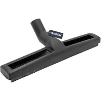 SQOON Harde vloeren zuigmond 35 mm - 36 cm breed - Met rubber strip en wieltjes - Geschikt voor nat en droog zuigen - Universeel voor o.a. Kärcher en andere merken met 35 mm aansluiting