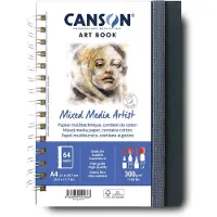 Canson Mixed Media Artist tekenboek, 28 vellen, 300 g/m², ft 21 x 29,7 cm (A4)
