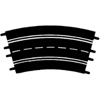 Carrera 20573 Curve 3/30, 6 stuks, Digitale 124/132 en Analoog