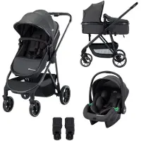 Bebeconfort Brume Trio - Kinderwagen 3-in-1 - Mineral Graphite - Vanaf 0 tot 4 jaar