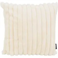 NOVÉE Rosie rib creme | 45 x 45 cm | kussenhoes | polyester