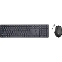 HP 450 Draadloos Toetsenbord Qwerty + 280 Silent Draadloze Muis