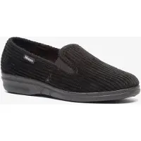 Blenzo heren pantoffels rib zwart maat 47