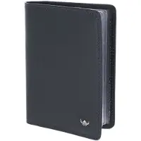 Golden Head Leren identiteitskaarthoesje Polo RFID Protect Ausweishülle 4408 Marineblau donkerblauw