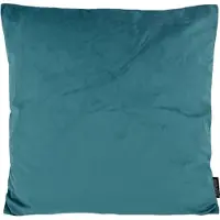 Gek op kussens! Velvet petrol | 45 x 45 cm | kussenhoes | polyester