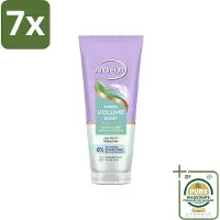 Andrélon 7 x – Shampoo Scrub – Kokos Volume Boost – 200 ml - Grootverpakking - Volume Shampoo - Kokos Volume Boost - Exfolierende Shampoo - Fris Haar - Fijn Haar