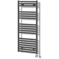 Maxaro Zeus Radiator Elektrisch | 50x122 cm Donkergrijs 600 Watt Aluminium