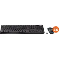 Logitech MK270 Draadloos Toetsenbord en Muis QWERTY 5-Pack