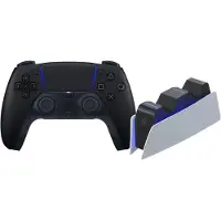 Sony PlayStation 5 DualSense Draadloze Controller Midnight Black + BlueBuilt oplaadstation