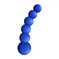 Shots by Shots Planeten - Glazen Dildo - Blauw - 13.5 cm