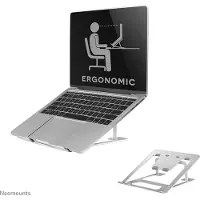 NeoMounts NSLS085SILVER Opvouwbare Laptopstandaard Zilver