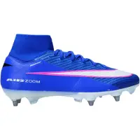 Nike Zoom Mercurial Superfly 10 Elite IJzeren-Nop Voetbalschoenen (SG) Pro Player Blauw Wit Felroze