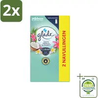 Glade - Touch & Fresh - Exotic Tropical Blossoms - 2x 10 ml - Voordeelverpakking - 2 stuks - Geur - Luchtverfrisser